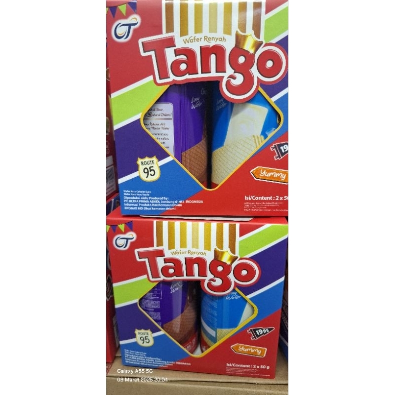 

Tango Gift Box Tango wafer duo 2x50 gram Tanggo Paket Hampers Tanggo Gift Set isi 2