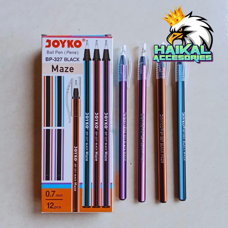 

Pulpen lilin joyko maze BP-327 isi 12pcs paket hemat untuk usaha