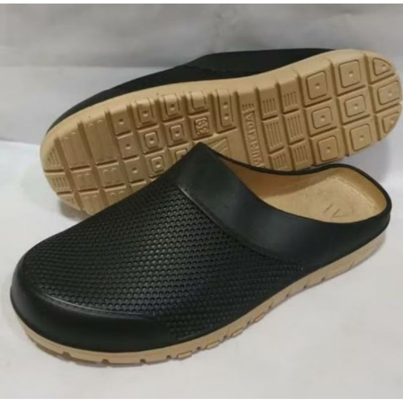 Sepatu Sandal slop baim bustong bapau Santai Karet Pria Yumeida
