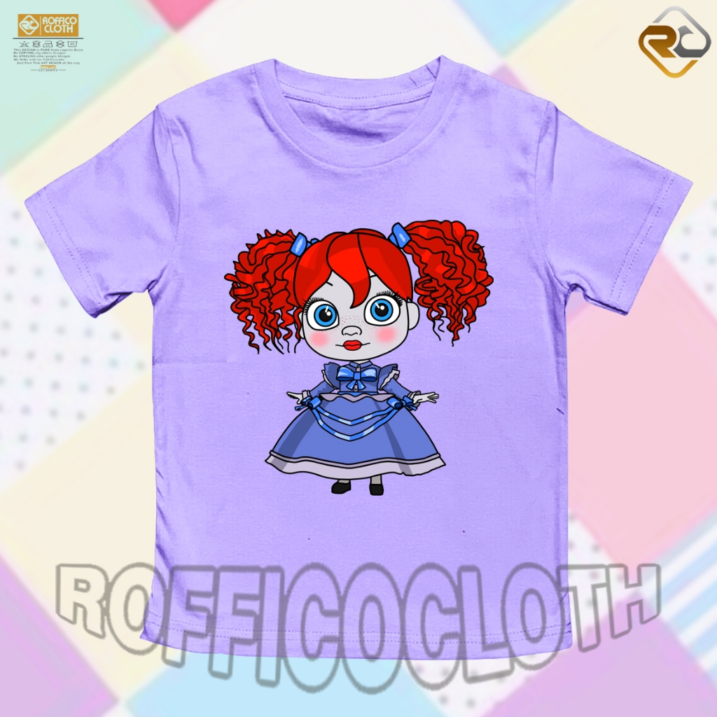 BAJU ANAK KAOS ANAK POPPY DOLL - Poppy Playtime 4 - ROFFICO CLOTH