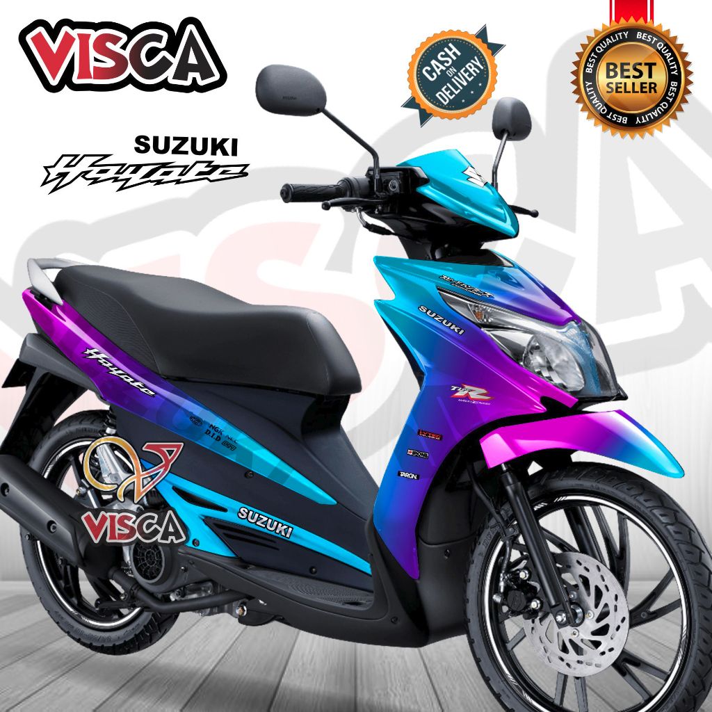 Decal Hayate 125 Full Body Stiker Hayate 125 Full Body Striping Hayate 125 bunglon