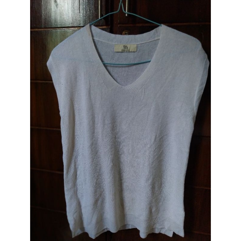 Vest rajut putih
