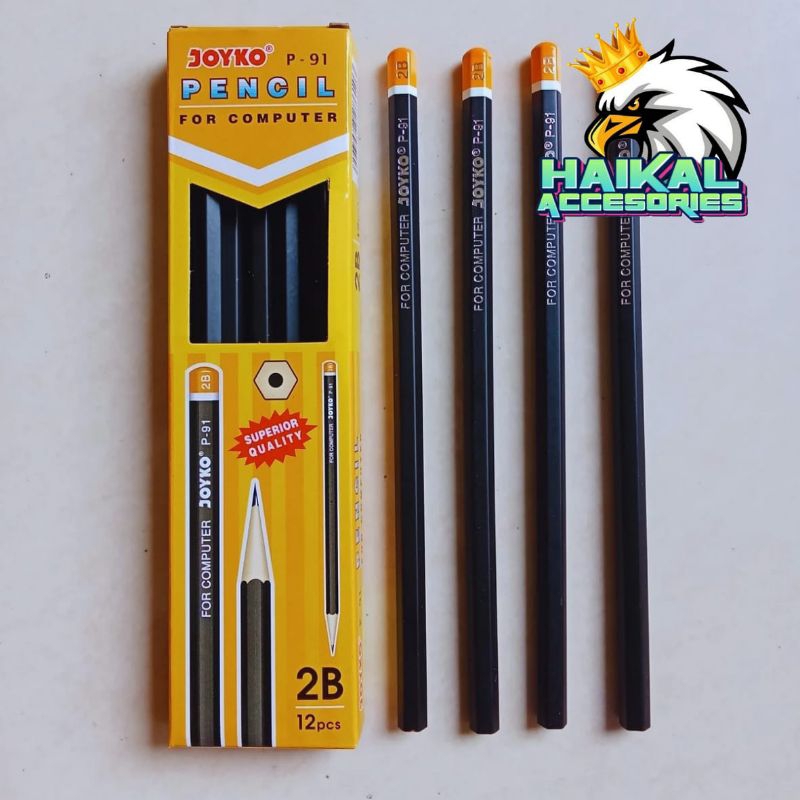 

Pensil Joyko P-91 Perlusin Isi 12pcs Paket Hemat Untuk Usaha