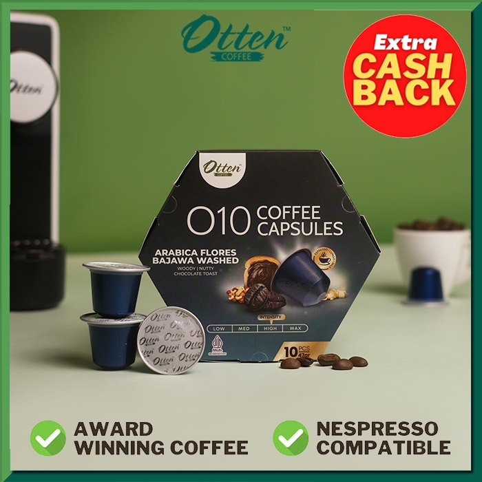 

Kopi Kapsul - O10 Arabica Flores Bajawa Coffee Capsule | Kapsul Nespresso Compatible - Otten Coffee Capsules