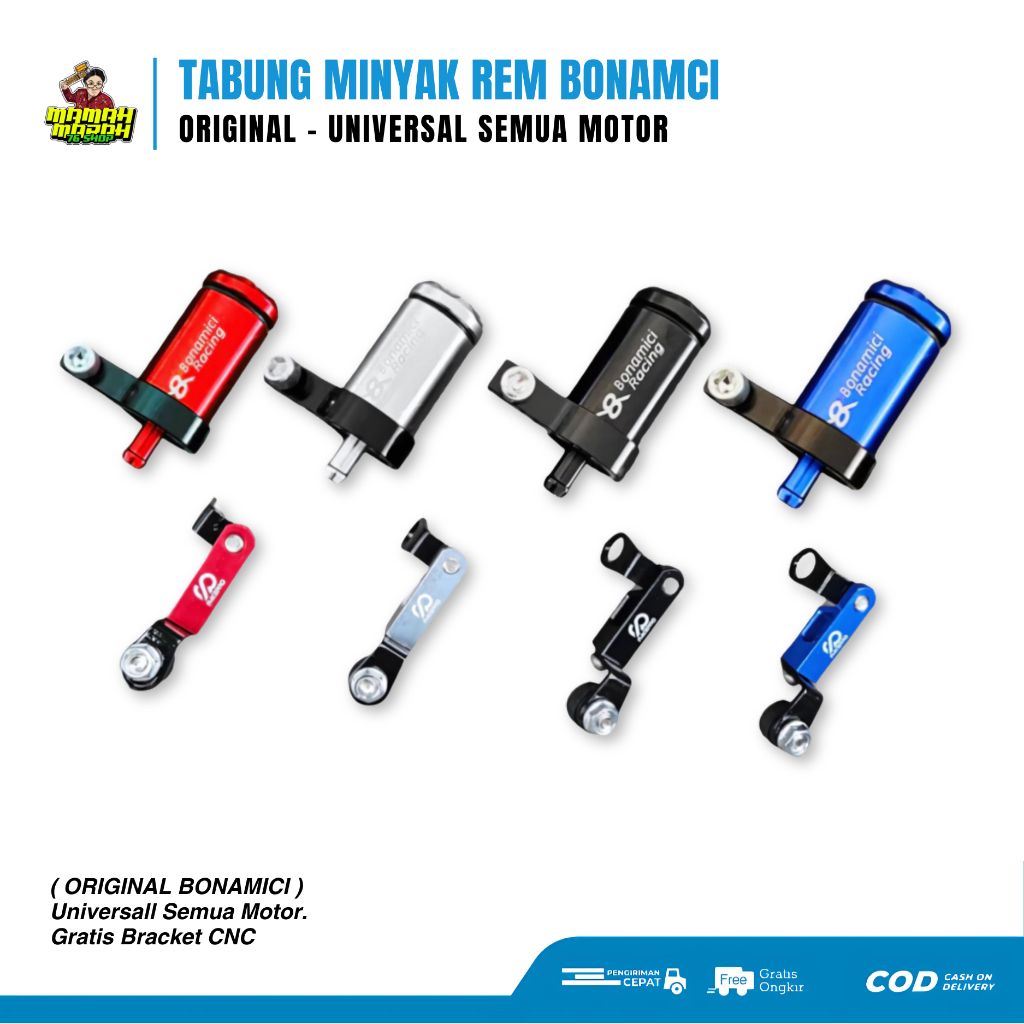 TABUNG MINYAK REM BONAMICI FULL CNC TABUNG MASTER REM ATAS TABUNG BONAMICI TABUNG MINYAK REM KECIL