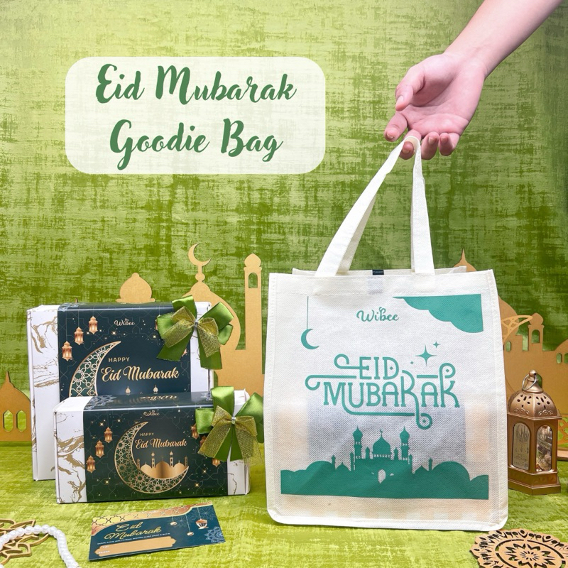 

[Additional] Eid Mubarak Goodie Bag - Tas Spunbond - Tas Hampers - Goodie Bag Wibee