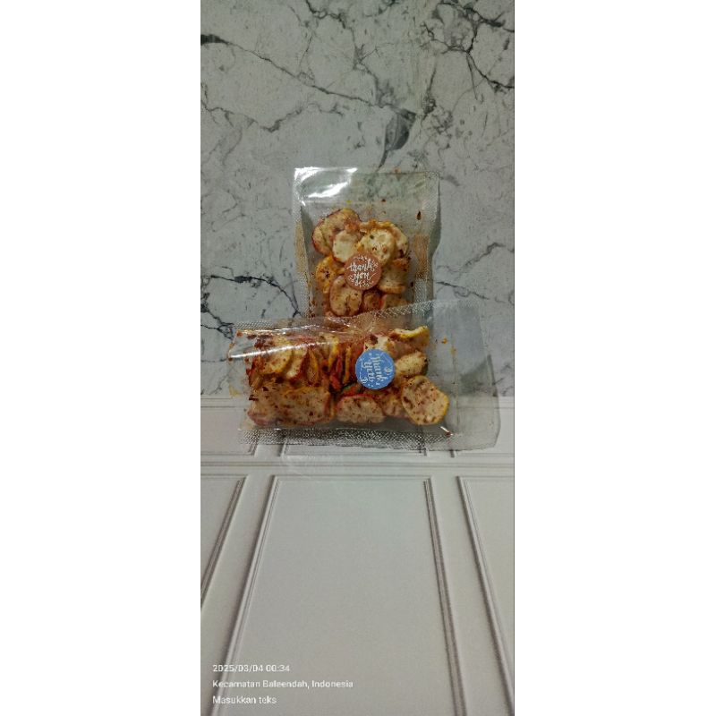 seblak kering pedas gurih camilan ringan pedas kering