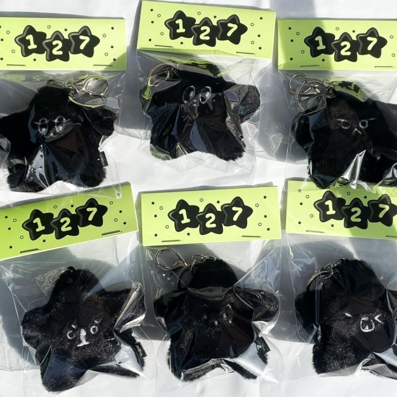 [ready stock] black starfish doll keyring nct 127 johnny yuta doyoung jungwoo mark haechan