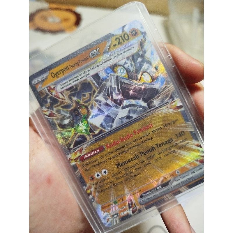 kartu pokemon OGERPON topeng FONDASI