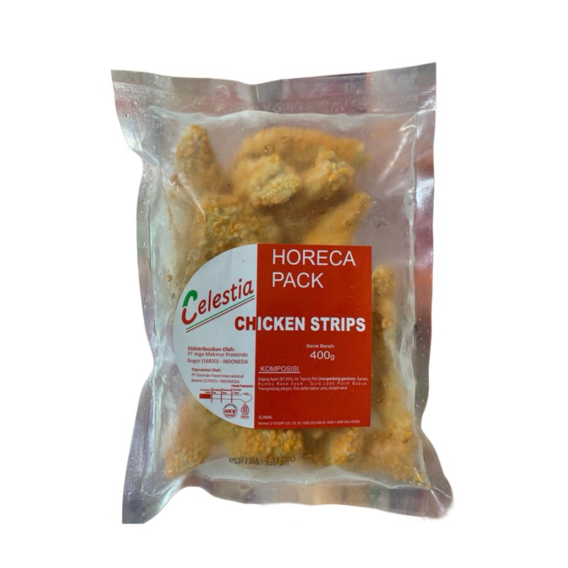 

CELESTIA CHICKEN STRIPS 400 GR