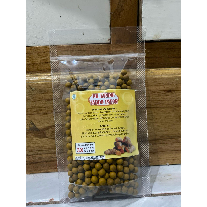 Pil kuning jamu kolesterol (lemak jahat) bukan pil diet SABDO PALON ORIGINAL