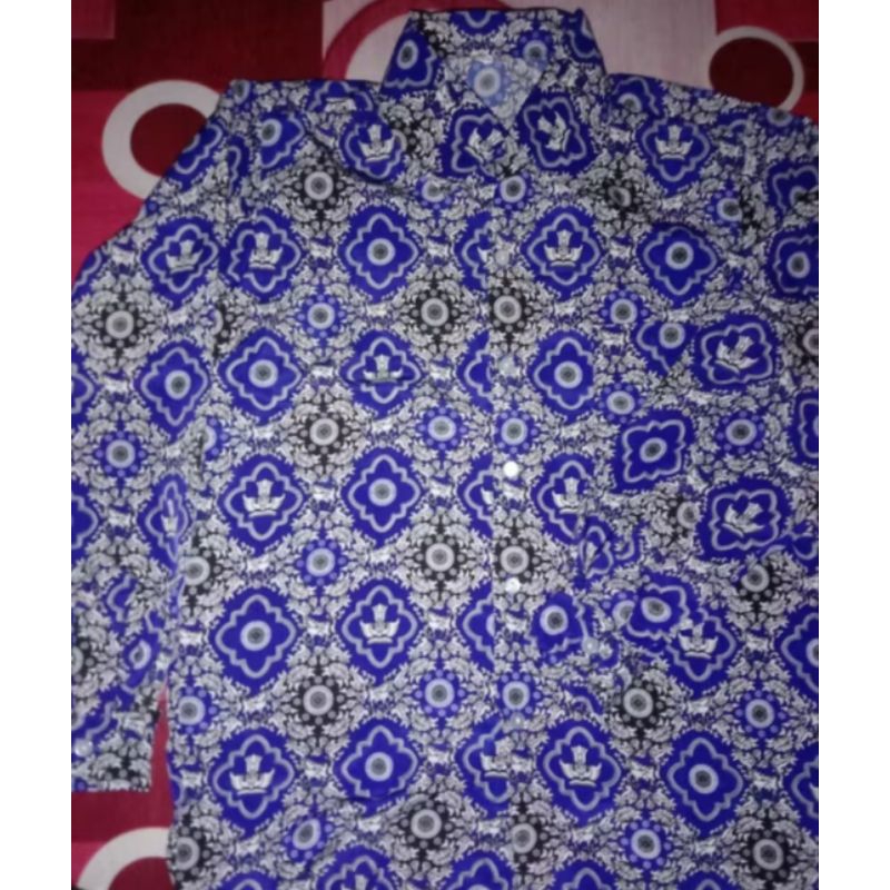 Seragam batik Tunas bangsa Lengan Panjang palembang