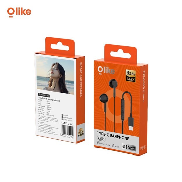 Olike Bass Max Earphone Type - C E203C