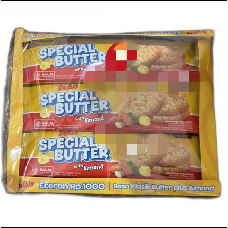 

Delbis Special Butter With Almond 18 Gram 1 Pack isi 12