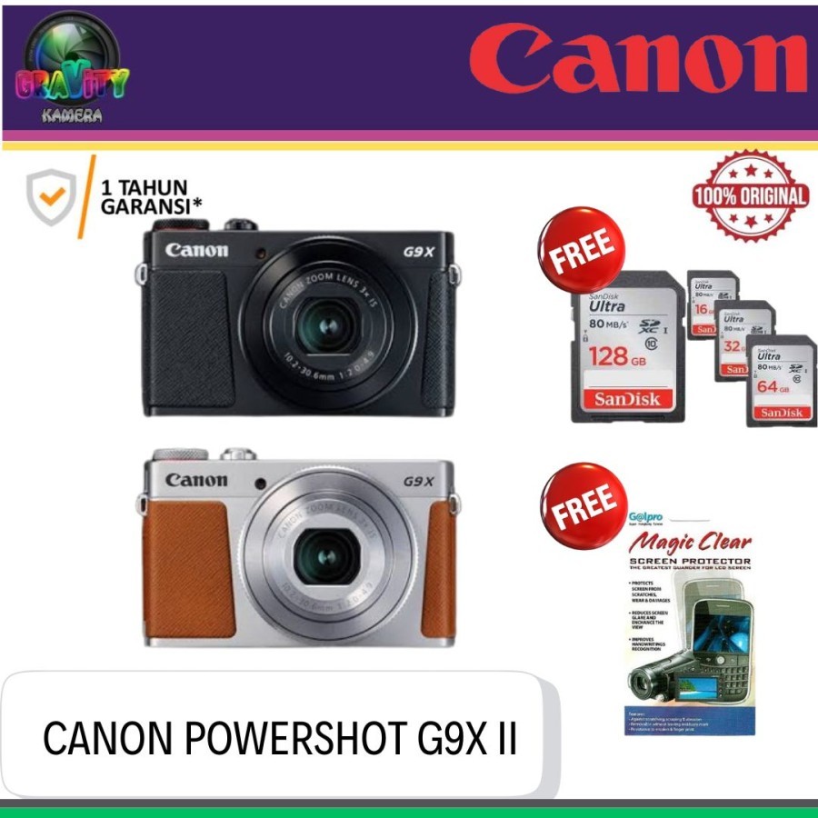KAMERA CANON POWERSHOT G9X MARK II / CANON G9X MARK II