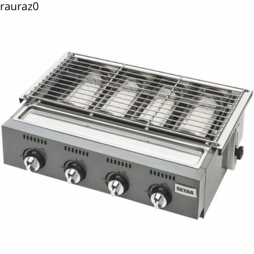 Getra Grill Gas 4 Burner Ol4B Pemanggang Bbq Gas Komersil 4 Burner