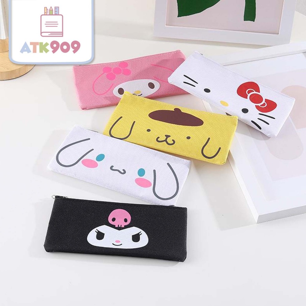 

ATK909 Kotak Pensil SANRIO Pencil Bag Tempat Pensil Resleting Unicorn Pencil Case We Bare Bear
