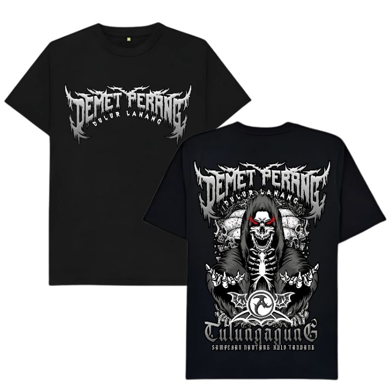 Promo Kaos Demet Perang Dempet Tulungagung Dulur Lanang Bahan Cotton Combed