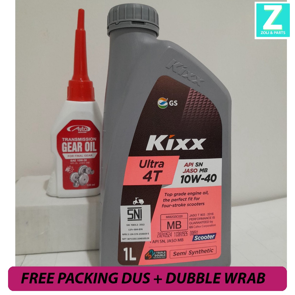 Free Oli Gardan Auto - Kixx Ultra Scooter 10W-40