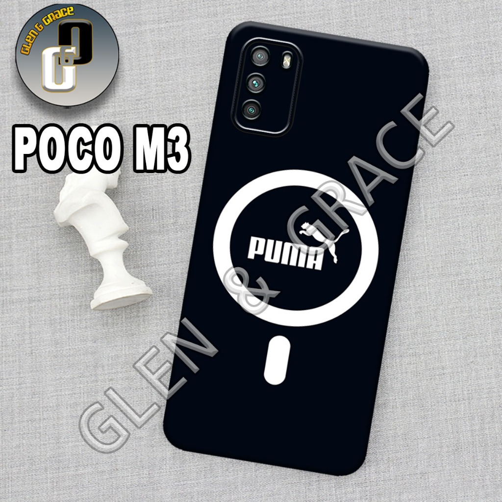G55 - Softcase Xiaomi POCO M3 - Bahan karet lentur - Motif COWOK - silikon lentur - Casing POCO M3 -