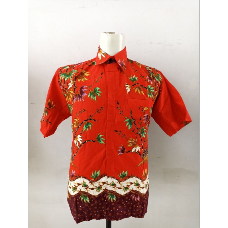 (WD) HEM BATIK PRIA BERKUALITAS HM410 ONLY SIZE L