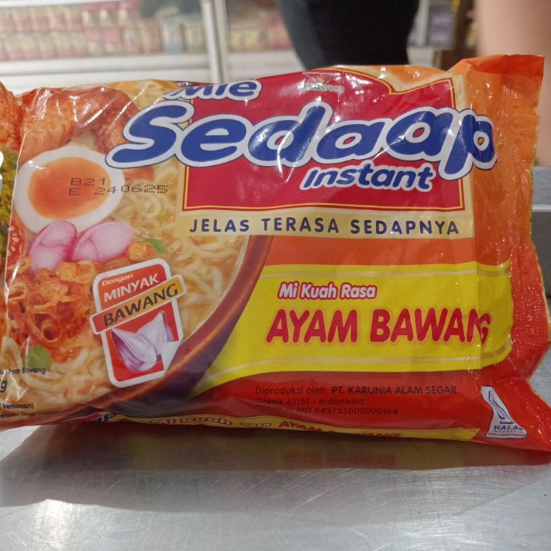 

Mie sedaap instan rasa ayam bawang 70g/pcs