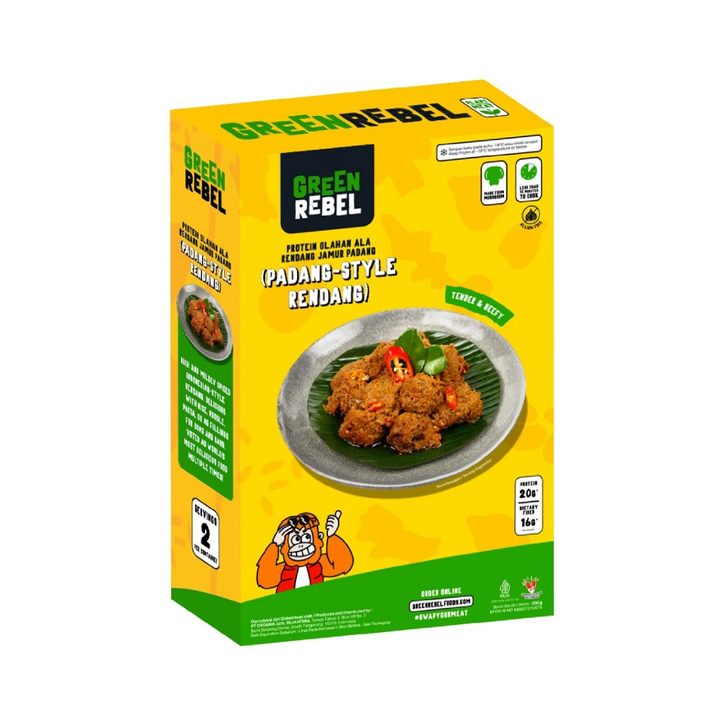 

[CLEARANCE SALE][INSTANT ONLY] Green Rebel Padang Style Rendang 200g