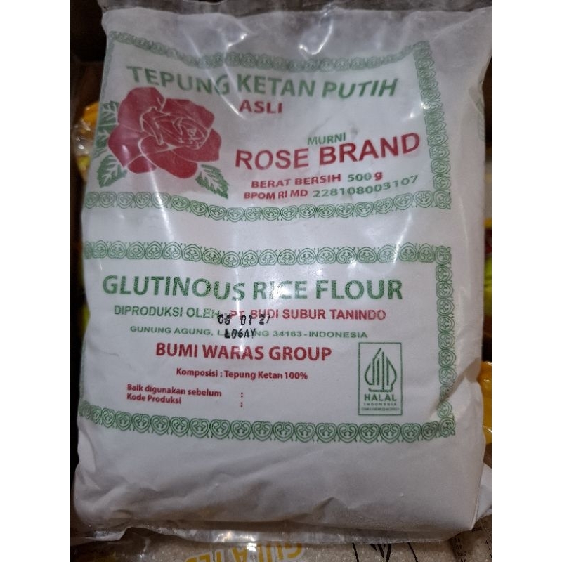 

TEPUNG KETAN ROSE BRAND 500 gr