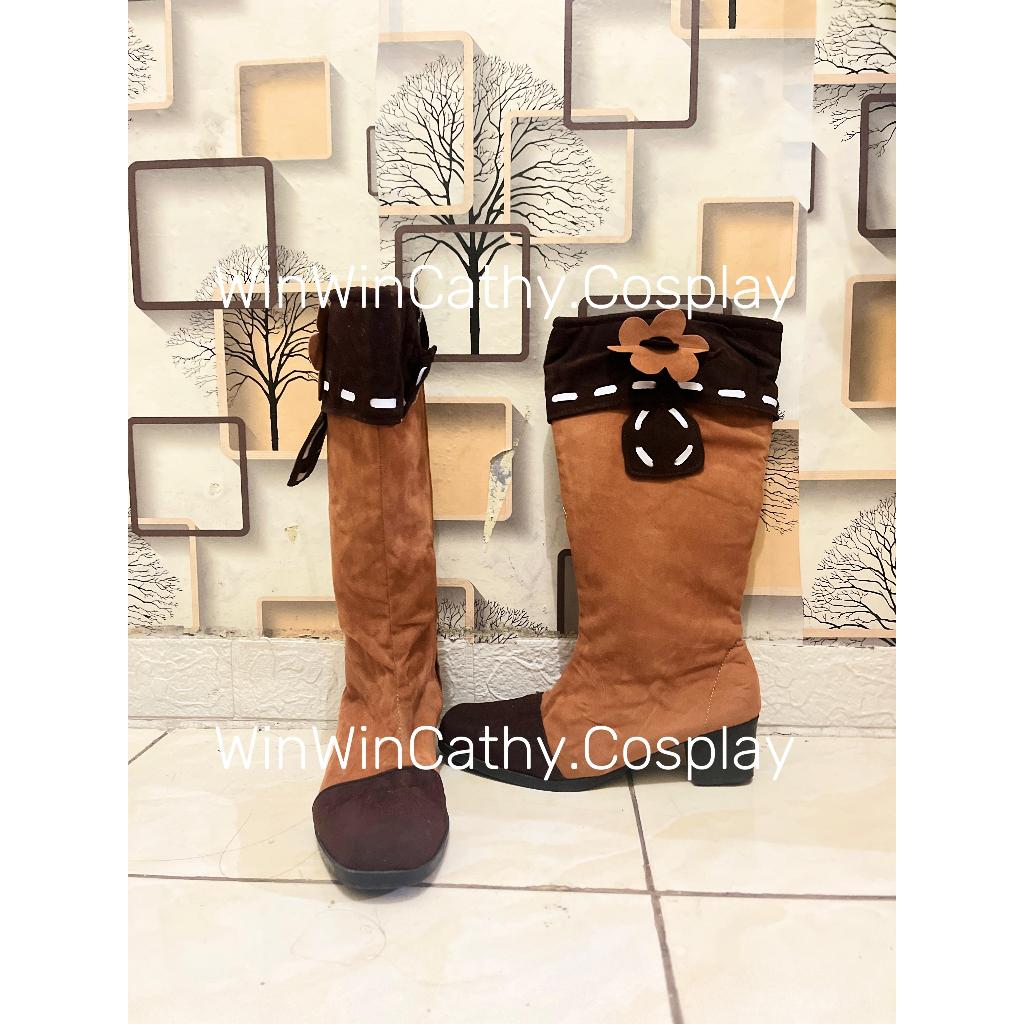 DIJUAL- SEPATU COSPLAY KLEE GENSHIN IMPACT