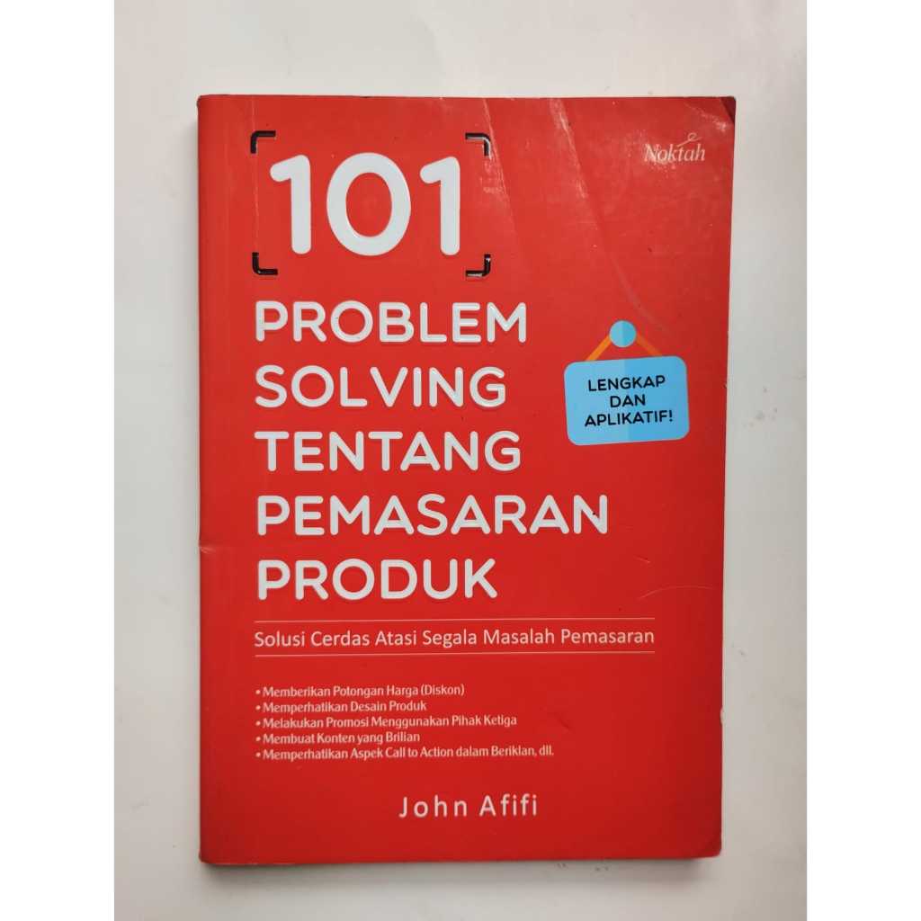 101 PROBLEM SOLVING TENTANG PEMASARAN PRODUK (PRELOVED)