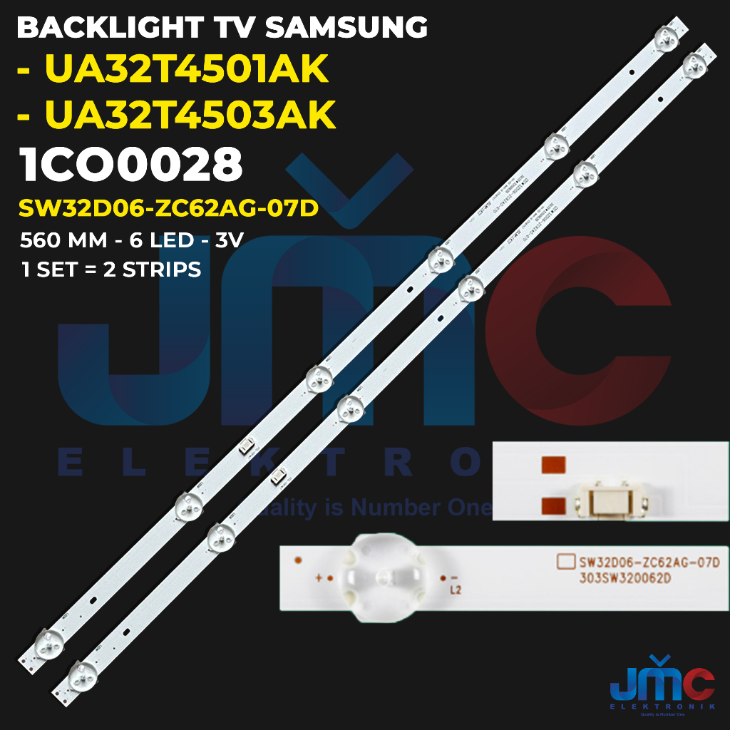 BACKLIGHT TV LED SAMSUNG 32 INCH UA32T4503AK UA32T4501AK 32T4503AK 32T4501AK 32T4503 32T4501