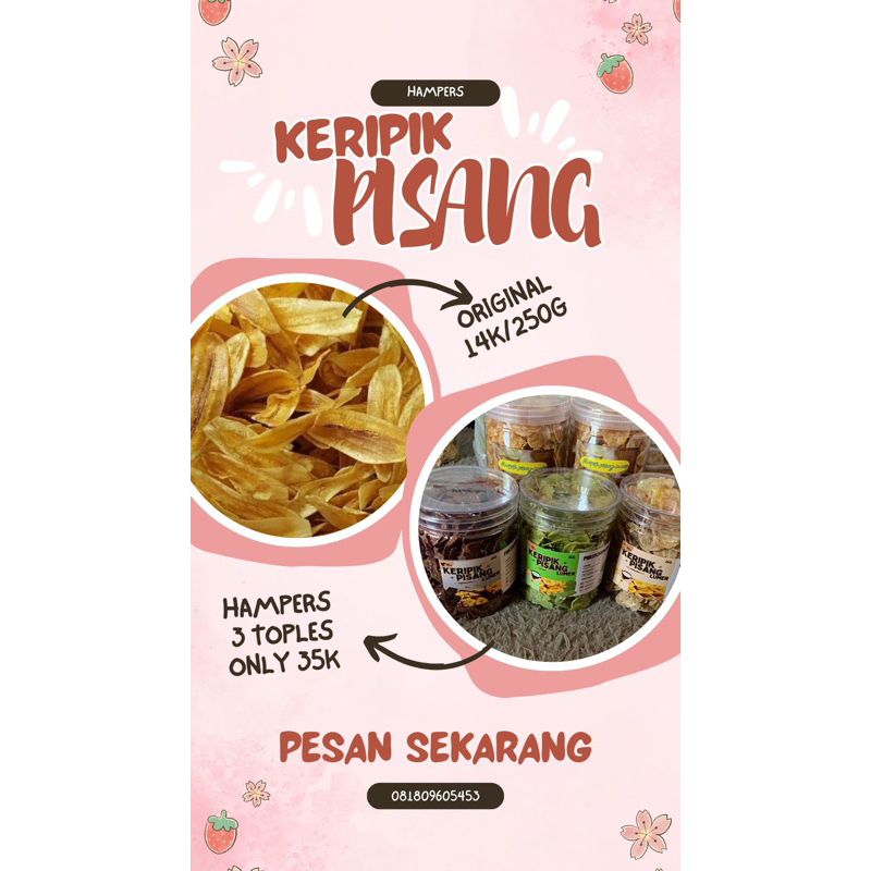 

hampers keripik pisang lumer
