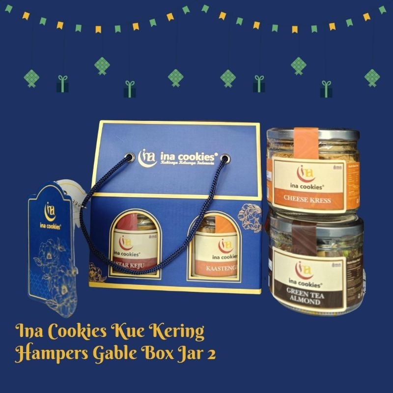 

Hampers Parcel Ina Cookies isi 2 Toples Jar