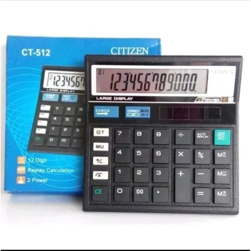 

CALCULATOR CITIZEN KALKULATOR CT 512 12 DIGIT