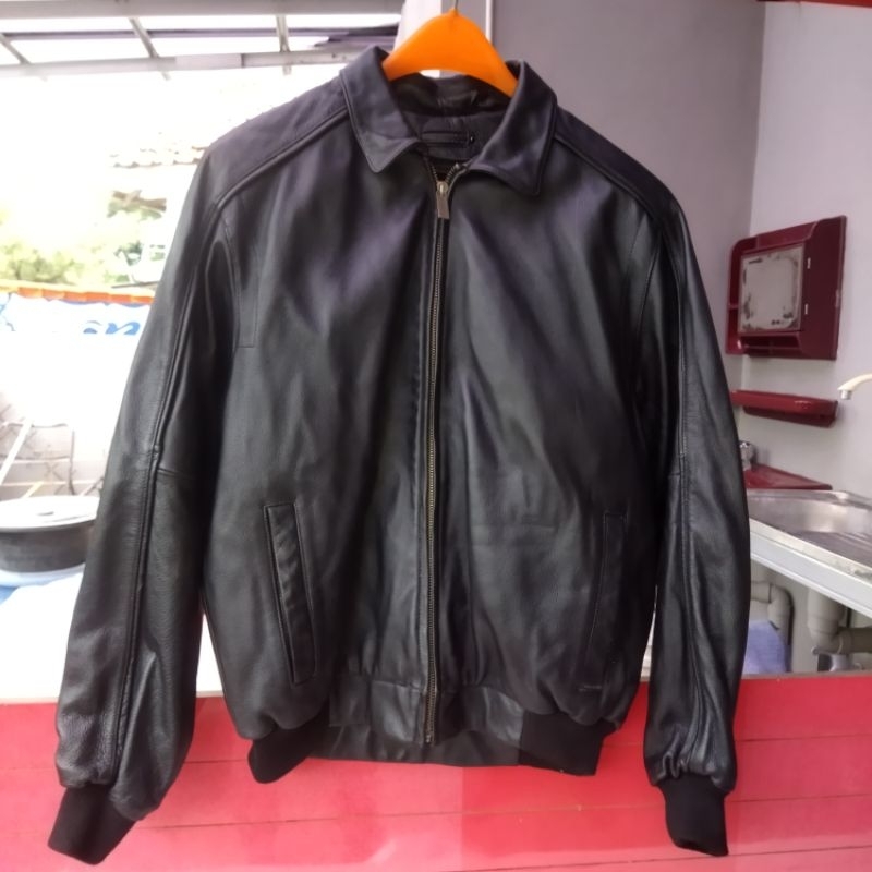 jaket kulit wilson original