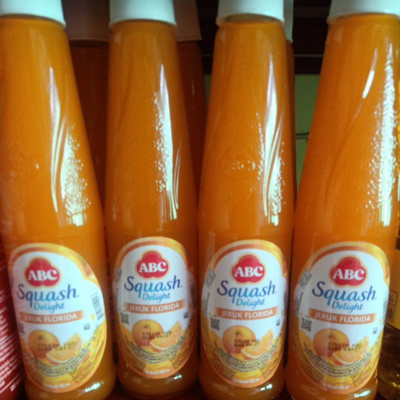 SIRUP ABC SQUASH DELIGHT JERUK FLORIDINA 1 DUS ISI 12 BOTOL KHUSUS INSTANT