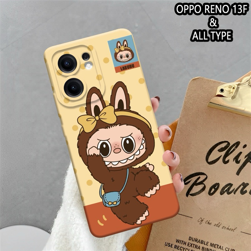 (FA-01) OPPO RENO 13F TERBARU Silicon Procamera Case New Silicon - Cassing HP - Soft Case Anti Slip 