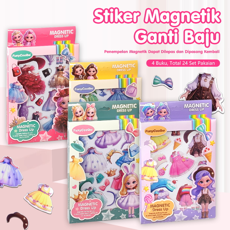

Habibi Mainan Dress Up Putri DIY Premium – Buku Stiker Ganti Busana & Makeup, Cocok untuk Anak 3-6 Tahun
