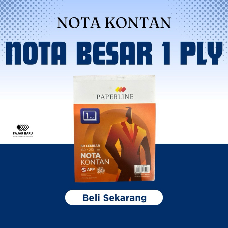

[ PCS ] NOTA KONTAN BESAR 1 PLY