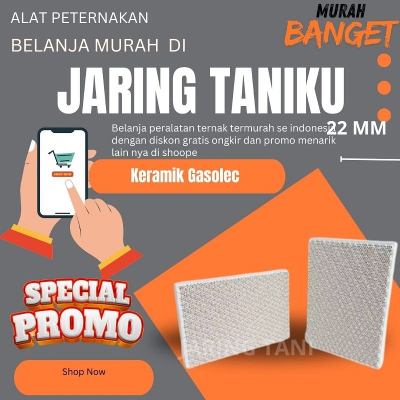 KERAMIK GASOLEC - SPAREPART GASOLEC - SPAREPART PEMANAS KANDANG MURAH - READY