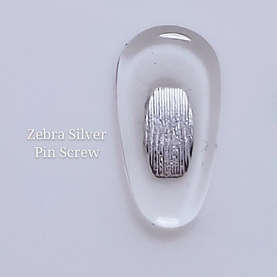 Nosepad Kacamata Zebra Core Silicon Silver Gold Bantalan Hidung Nose Pad Screw in