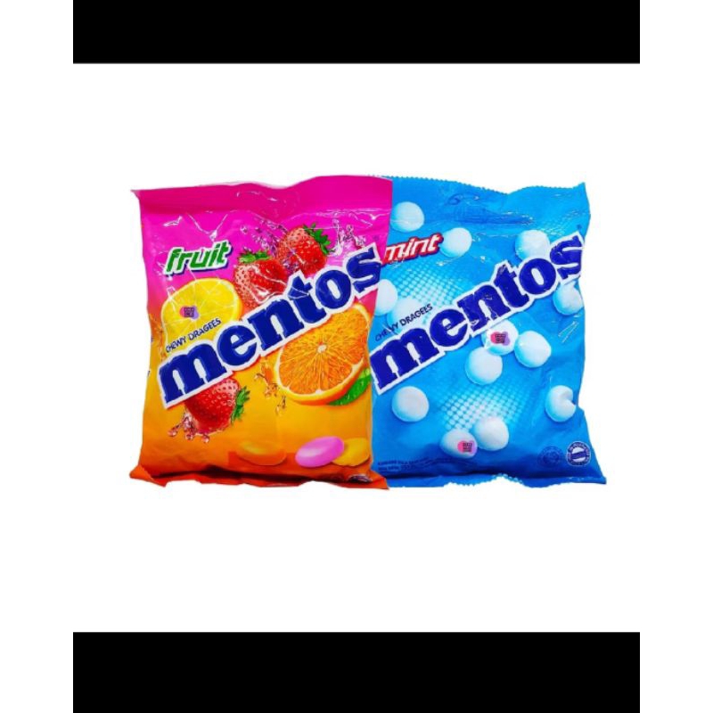 

permen Mentos kemasan sak isi 50 butir 135g