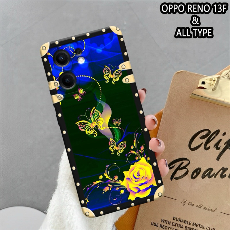 (FA-01) OPPO RENO 13F TERBARU Silicon Procamera Case New Silicon - Cassing HP - Soft Case Anti Slip 