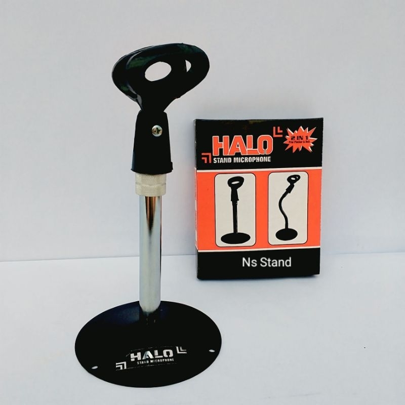 Stand Mic Dinding 12Cm+Holder Mic