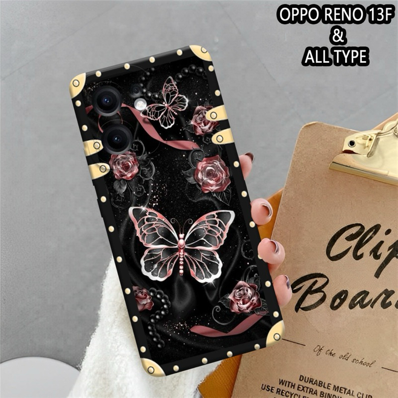 (FA-01) OPPO RENO 13F TERBARU Silicon Procamera Case New Silicon - Cassing HP - Soft Case Anti Slip 