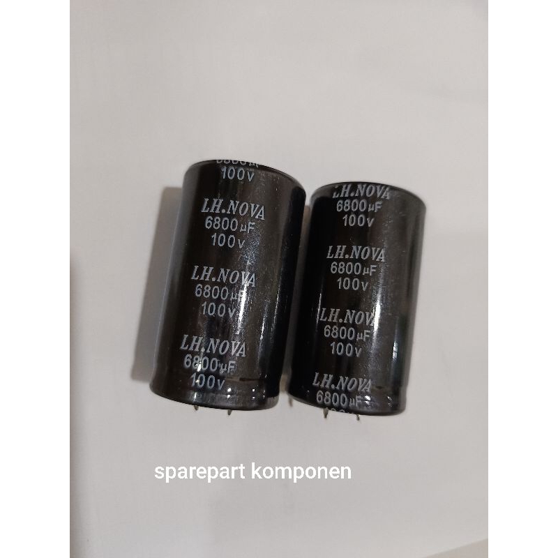 capacitor elco 6800uf 100v NOVA pendek