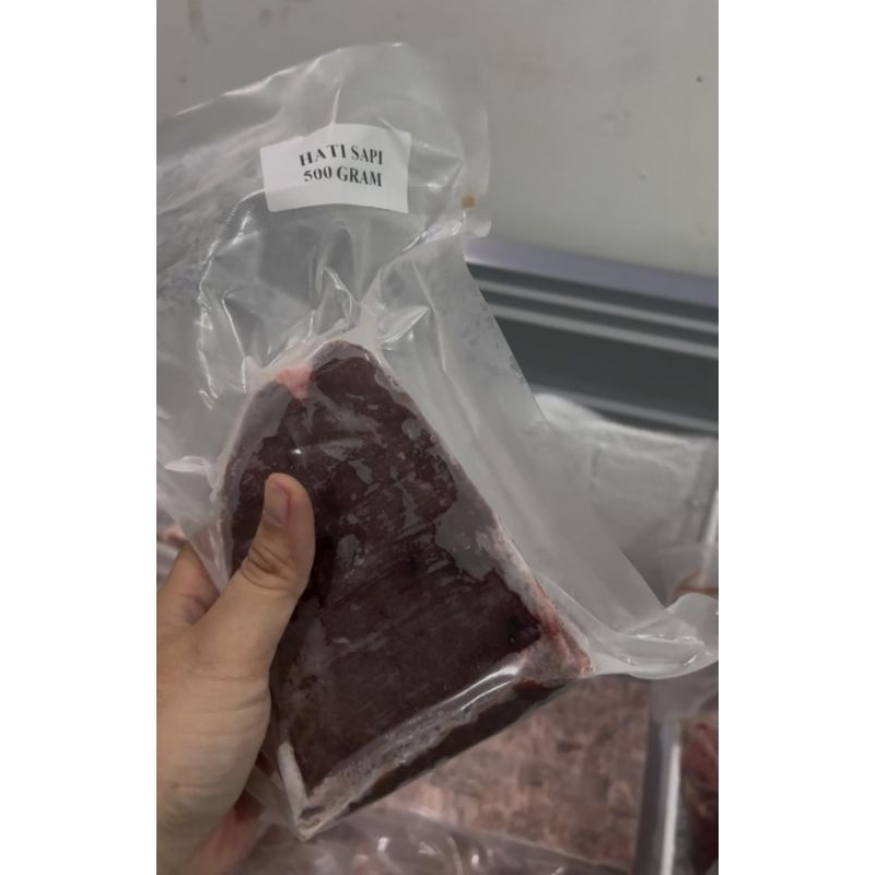 

hati sapi 500gr/hati sapi kemasan 500gr/berkualitas