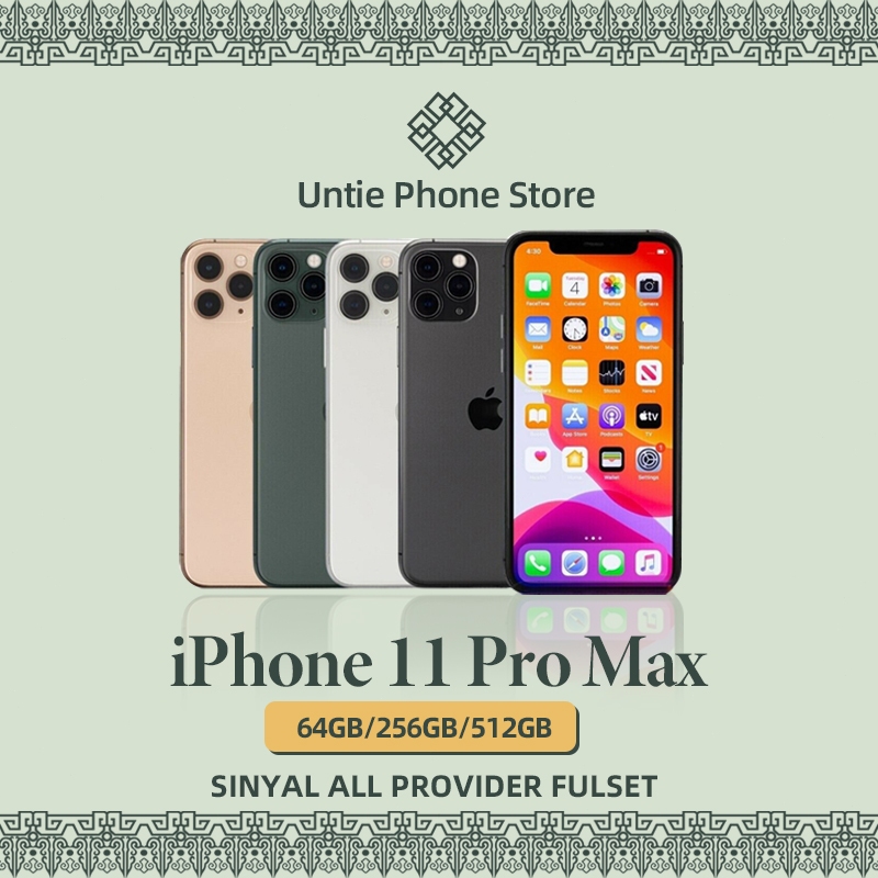 iPhone 11 Pro Max 64GB/256GB Bekas Original 100% Sceond iPhone/iPhone 11 Pro Max 256GB/iP11 Seken/iP
