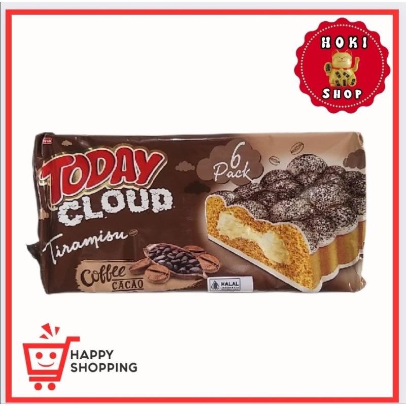 

Elvan Today Cloud Tiramisu Halal 1pak isi 6pcs / Today Tiramisu / Elvan Tiramisu