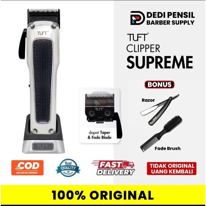 Garansi 1 Tahun - TUFT SUPREME HAIR CLIPPER ORIGINAL